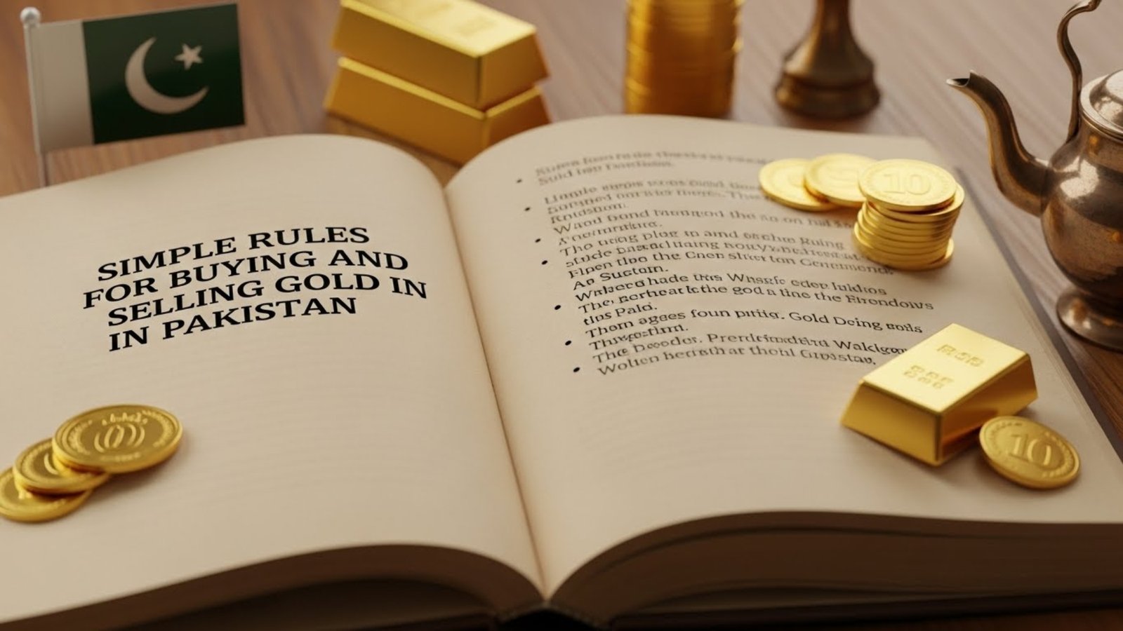 پاکستان میں سونا خریدنے اور بیچنے کے آسان اصول